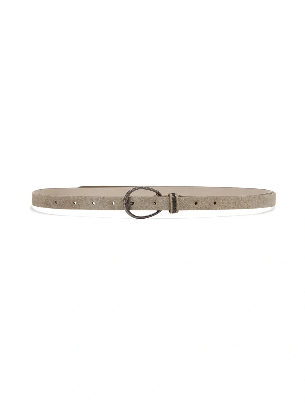 BRUNELLO CUCINELLI Monili-detail suede belt ***NWT
